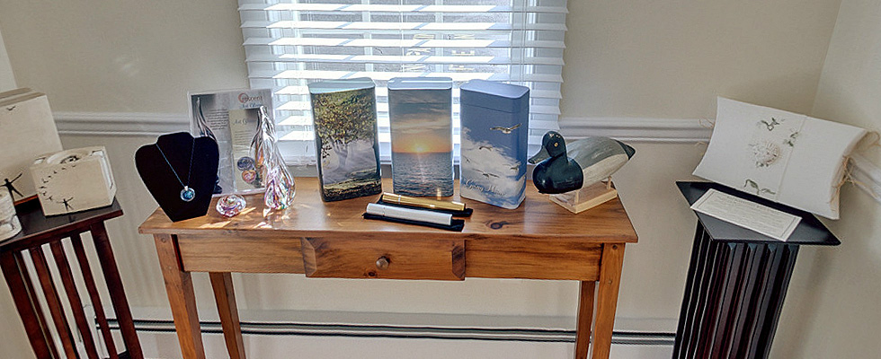 Urn Room at Ocean County Cremation Service